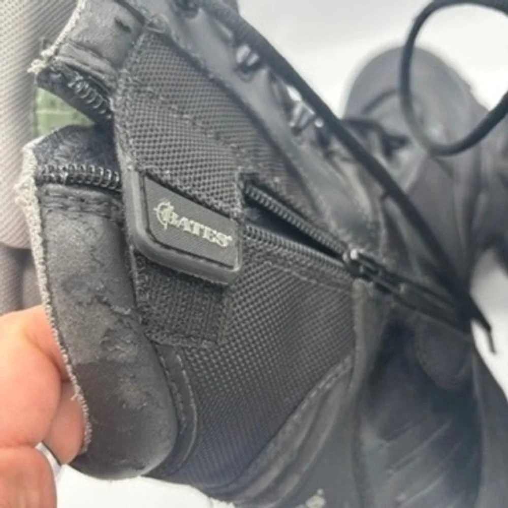 Bates Tactical Boots Mens Sz 12 Black GORE-TEX Side Zip Combat Work